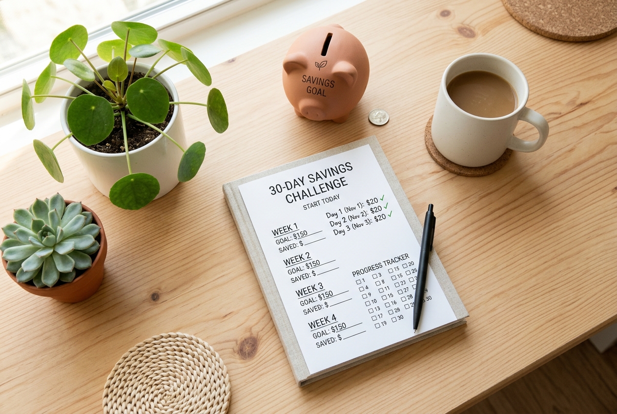 The 30-Day No-Spend Challenge: Rules, Tips & Free Printable Tracker